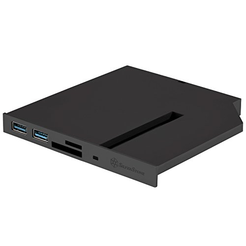 SilverStone FPS01 Adaptador Bay 12.7mm para M.2 SATA SSD miniatura 4