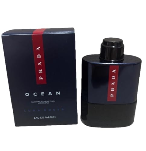 Prada Men's Luna Rossa Ocean Eau de Parfum EDP, Mini, 9 ml, .3 oz