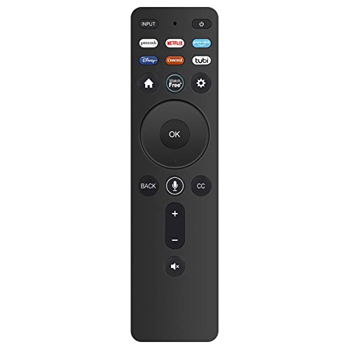 New Replacement Voice Remote Control XRT260 fit for Vizio V-Series and M-Series 4K HDR Smart TV with Shortcut App Keys Peacock Netflix PrimeVideo Disney+ Crackle TUBI Watchfree (Version 2)