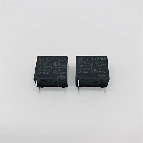 Relé SJS112DM de 12VDC para proyectos electrónicos de precisión lotes de 10 unidades
