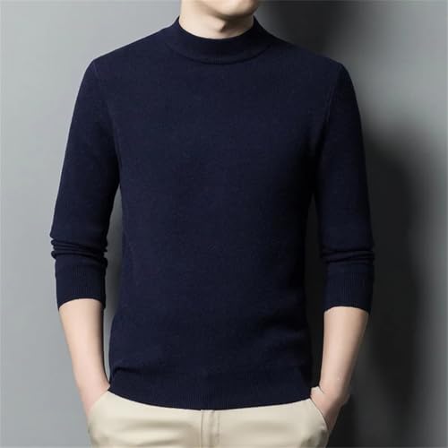 Men's Cashmere Sweater Half Turtleneck Sweaters Knit Pullovers for Male Youth Slim Knitwear Man Sweater Men's4