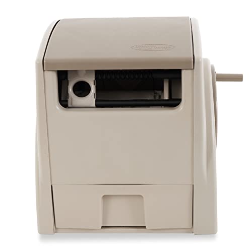 Suncast Automatic Rewind Garden Hose Reel, 100 ft. 5/8 in. Vinyl Hose Holder, Light Taupe - Image 8