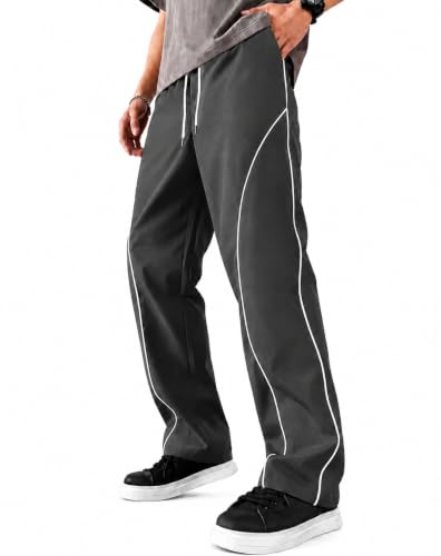 Image of NETCLICK Men's Polyester Straight Fit Trackpant | Lightweight, Sports Lower, Gym, Running, Casual Wear