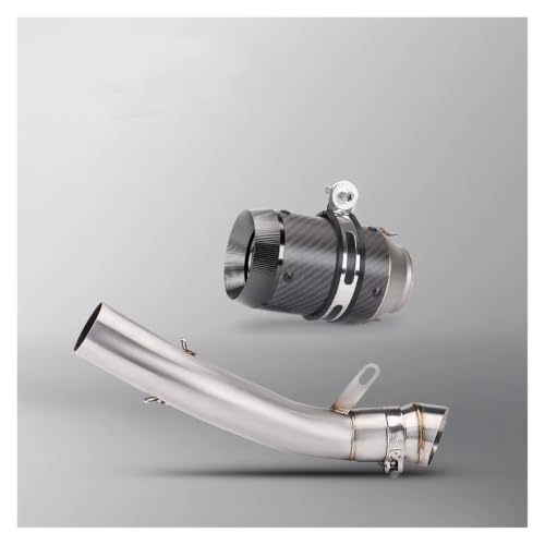 Échappement moto sans lacet 60mm en inox pour CBR650R CB650R 2019-2022 et CB650F
