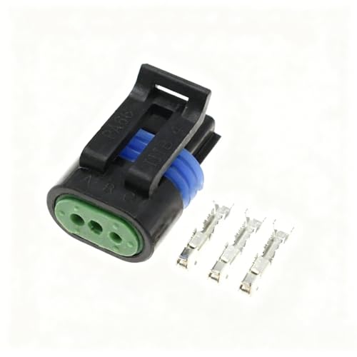 Conector de bobina de encendido impermeable de 3 pines con cables para sensor, pack de 10 juegos 5