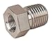Tompkins Industries 3430-08-04 BSPP Reducer Bushing, Steel, 1/2-14 x 1/4-19