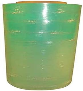 Value Brand, 15A945, Hand Stretch Wrap, Green, 1500 ft.L, 12In W