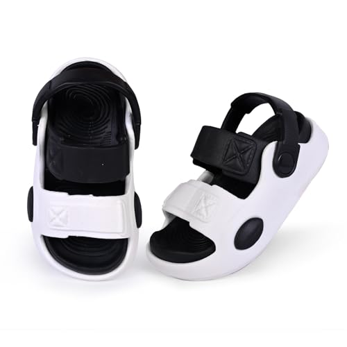 Image of GLJ Kids Comfort Clogs Sandals For Boy And Girl, 1 to 4 Years, Two-Strap Design, Easy To Wear Slip On, Dust and Waterproof, 7101