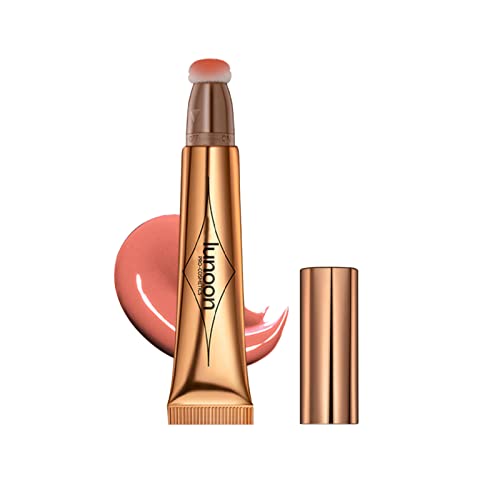 Blush Beauty Wand, Liquid Face Blush With Cushion Applicator, Silky Smooth Cream Blush Stick Natural Matte Finish, Lightweight Blendable Blush Stick For Cheek Lip,Cruelty-Free, 02 Pink #TOP29