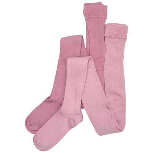 Collants Minymo de qualité supérieure lot de 2 mailles côtelées 10-11 ans
