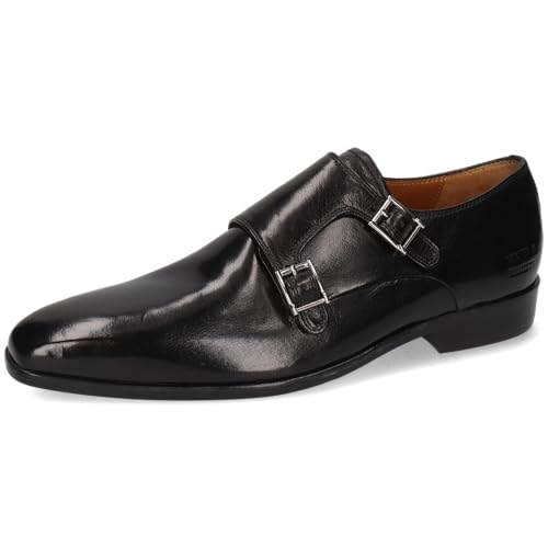 Melvin & Hamilton Homme Lance 10 Mocassin à Sangles, Noir, 41 EU