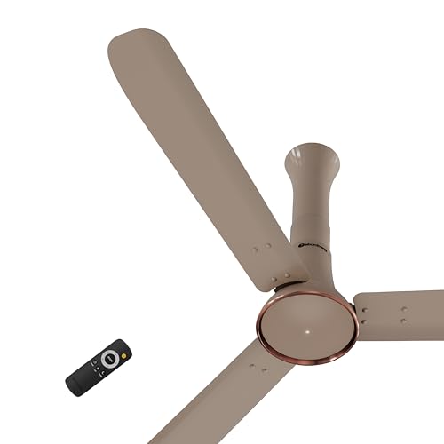 Image of atomberg Studio Ventra 1250mm BLDC Ceiling Fan with Remote Control | BEE 5-Star Rated | Advance Air+ Technology | LED Speed Indicator | Low Noise | 5 Year Warranty | Creme Brule