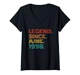 Photo Gallery donna legend since june 1998 tee anniversary birthday 1998 vintage maglietta con collo a v Photo Gallery donna legend since june 1998 tee anniversary birthday 1998 vintage maglietta con collo a v