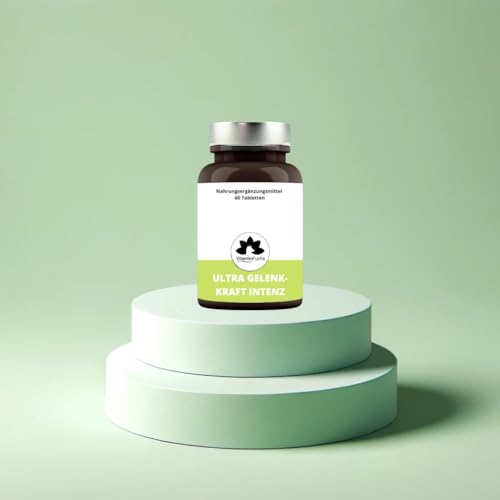 Ultra Gelenk-Kraft Intenz Tabletten hochdosiert - mit Hyaluron, Chonrondtin, Glucosamin ideal für Gelenke, 60 Tabletten von VitaminFuchs