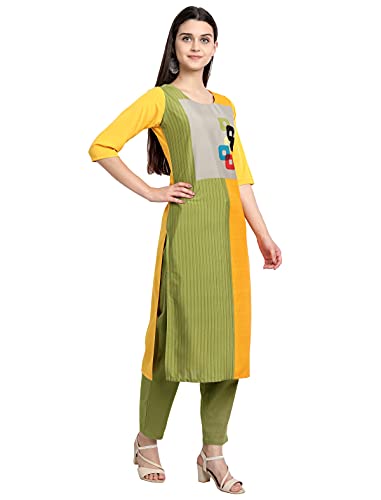 Image of Women's Crepe Regular Kurta