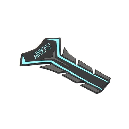 Stickers réservoir traction pads pour moto CFMOTO 450 SR 2022-2023 coloris Cyan Blue