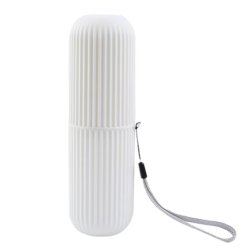 Soporte para cepillo de dientes, contenedor de viaje para cepillo de dientes, organizador de vasos de cepillo de dientes multifunción para el hogar, viajes, negocios, camping, escuela