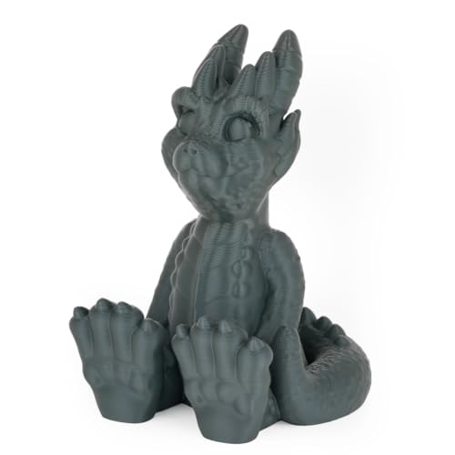 Image of NUMAKERS PLA+ 3D Printer Filament, 1.75mm, Dimensional Accuracy + /- 0.03 mm, 1 kg Spool (2.2 lbs), Compatible with Most FDM Printers (Midnight Gray)