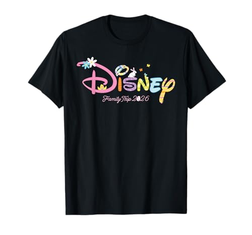 Disney Easter Spring Family Trip 2026 Matching Logo Vacation T-Shirt