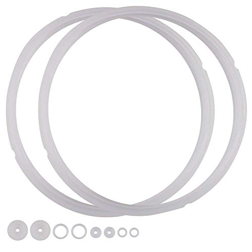 Power Pressure Cooker Sealing Ring Clear Color Multi-Cooker Rubber Gaskets for Many 5