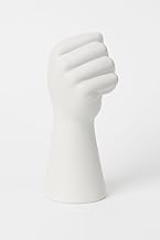 DevaDecor Ceramic Hand Sculpture, White Minimalist Display Stand for Jewellery, Rings, Bracelets, Watches, Modern Art Decor