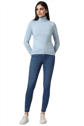 Image of Van Heusen Women's Acrylic Turtle Neck Sweater