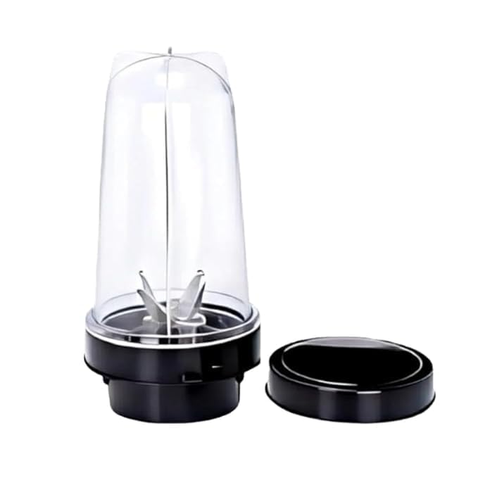 SUN ENTERPRISES Chutney Mixer grinders Jars Stainless Steel with Teeth Lock and Strong Coupler Suitable for All Mixers Grinder Kitchen Accessories for Dry Wet Mixture Dosa Batter (500Ml Juicer Jar)