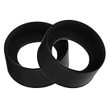 KONTONTY ゴム製顕微鏡接眼レンズカバー 2個 32-35mm 接眼レンズガード 顕微鏡アクセサリー 顕微鏡用サイドシールド