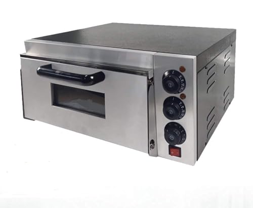 Image of 'Machine Chef' Electric Pizza Oven Machine with Stone size 16x 16 inches & Timer with 5 Year Warranty
