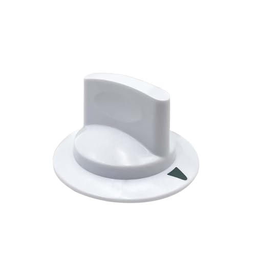 HPUY WE1M652 Dryer Timer Control Knob with Reinforced Metal Ring for GE & Hotpoint Dryer Knob Replacement HTDX100EM8WW HTDX100GM8WW HTDX100ED2WW HTDX100EM6WW HTDX100ED6WW AP3995164 1264289 PS1482196