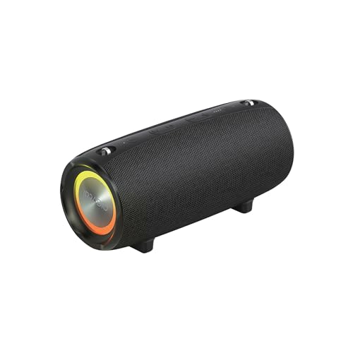 IRRADIO IR-G600, Altavoz portátil de 40 W, Doble woofer, LED RGB, Grado de impermeabilización IPX7, True Wireless, Sonido Potente para Cualquier género Musical, Ideal para Uso en Interiores y