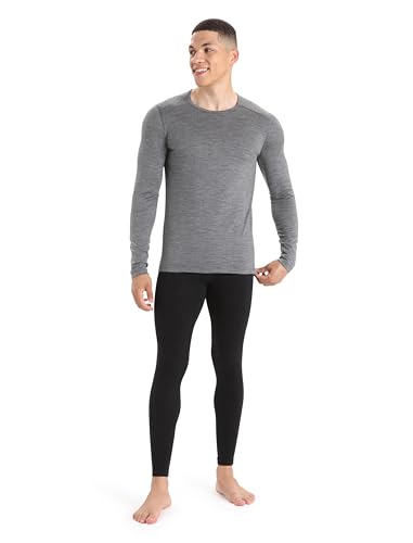 Icebreaker Merino Men's 200 Oasis Cold Weather Leggings with Fly, Wool Base Layer Thermal Pants4