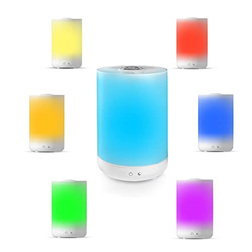 Top Fill Humidifier Bell+Howell for Bedroom - 4L Whisper Quiet Cool, Adjustable Mist Level, Auto Shut Off & 7-Color Night Light - Essential Oil Diffuser for Bedroom, Home, Office Lasts Up To 24 Hours