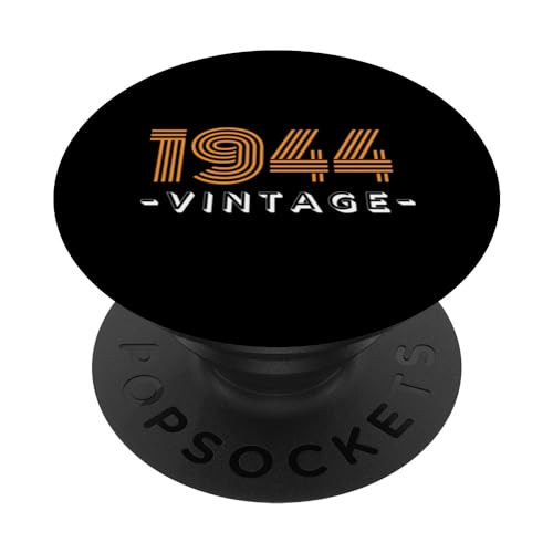 1944 Vintage Milestone Retro Cumpleaños Fiesta Vintage PopSockets PopGrip Intercambiable
