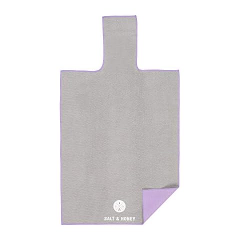 Salt & Honey Rutschfestes Pilates-Reformer-Handtuch (grau) Cover