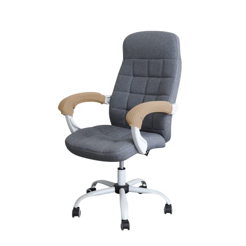 Image of FORCHEER Office Chair Armrest Cover Stretchable Water Resistant Spandex Stretch Jacquard Computer Office Chair Arm Pad Covers Chair Slipcover for Desk Chairs Arm 2P-Light Brown