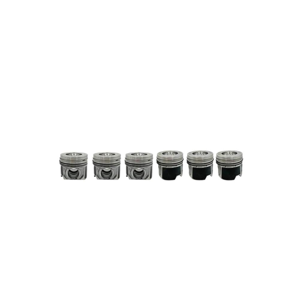 Kit de segments de Piston 6 pièces 83mm 059107065CH Compatible avec 3.0T Diesel A4 B8 A5 A6 C6 Q5 Q7 moteur Pistons anneaux tiges et pièces