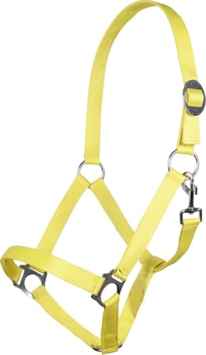 HKM Headcollar Stars Economy Softice, Neon Yellow, Shetty
