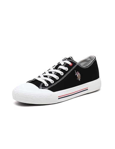 Image of U.S. Polo Assn. Men's Shoe |Drew 2.0|Black Stylish Casual Sneaker