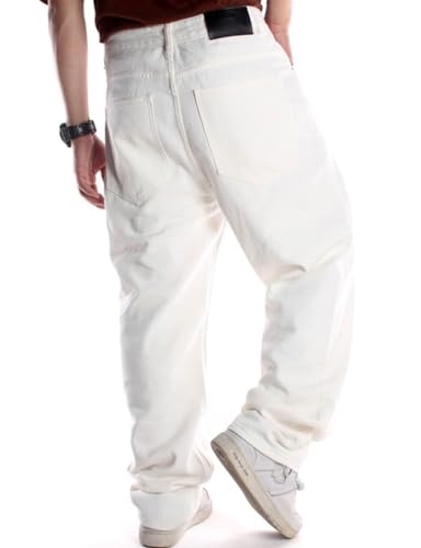 IDEALSANXUN Baggy Jeans Men Casual Embroidery Hip Hop Loose Fit Y2k Jeans3