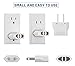 European to US Plug Adapter - Australia, China, Italy, Switzerland, Europe to USA Travel Adapter - Fireproof, Safe, Easy to Use Outlet Converter