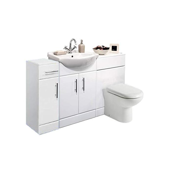 Buy VeeBath Linx 1400mm Bathroom Vanity Unit Combination Set