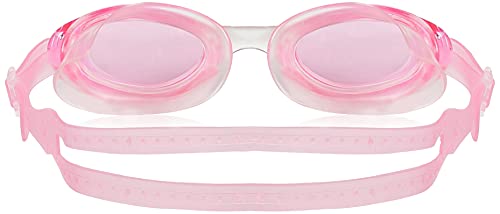 Image of I-SWIM LADIES COSTUME IS-103 NAVY /RED LINES SIZE 2XL WITH GOGGLES SILICON JOINTLESS WITH BOX PINK