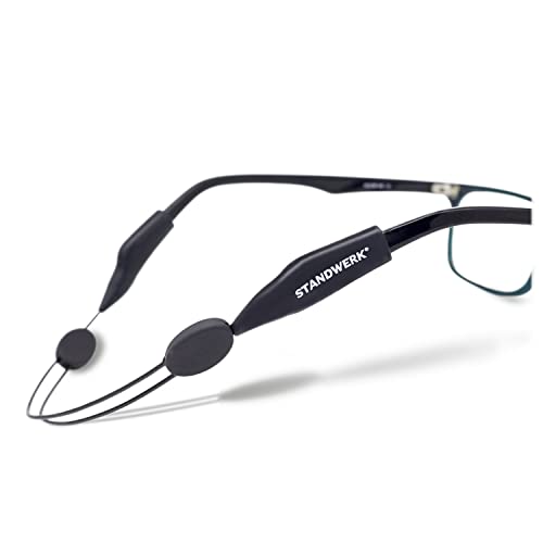 STANDWERK® Eyewear Strap - Extremely Reliable Sports Glasses Strap for Women Kids Men - Glasses Holder Suitable for Sports & Leisure - eyewear cord - unisex