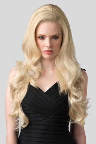 Demi-perruque Corrine platinum blonde #1001 contre les cheveux fins sans volume