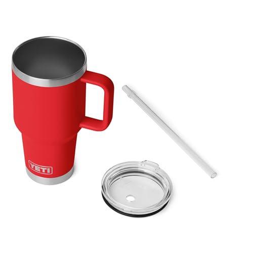 Image of YETI Rambler 35 oz Straw Mug 2.0, Rescue Red