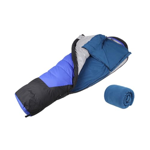 Milisten para Actividades Saco De Dormir Azul para Acampar Almacenamiento para Exteriores Senderismo Forro Polar con