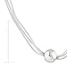 Silpada 'Thoreau' Multi-Strand Bead Necklace in Sterling Silver, 16''