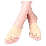 Bunion Corrector and Bunion Pain Relief Sleeve with Gel Bunion Pad Cushion for Big Toe Straightener, Hallux Valgus, Hammer Toe, Tailors Bunion for Day and Night Use, Fits Men and Women