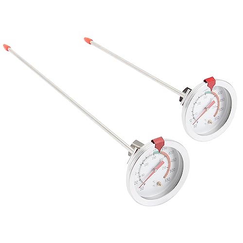 BIUDECO 2 個 温度計 温度 ゲージ 肉 温度 ゲージ 温度計 付 ベキュー 温度 ゲージ ー 温度 ゲージ